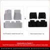LUCKEASY For Tesla Model 3 Model Y TPE Waterproof Wear-resistant Foot Pad Car Modification Accessories Front And Rear Trunk Mat