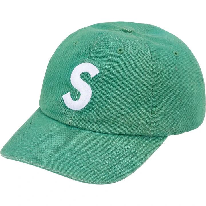 Supreme Cordura Denim S Logo 6-Panel Green One-Size