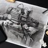 29 Pieces Professional Sketching & Drawing Art Tool Kit with Graphite Pencils, Charcoal Pencils, Paper Erasable Pen, Craft Knife-Lightwish