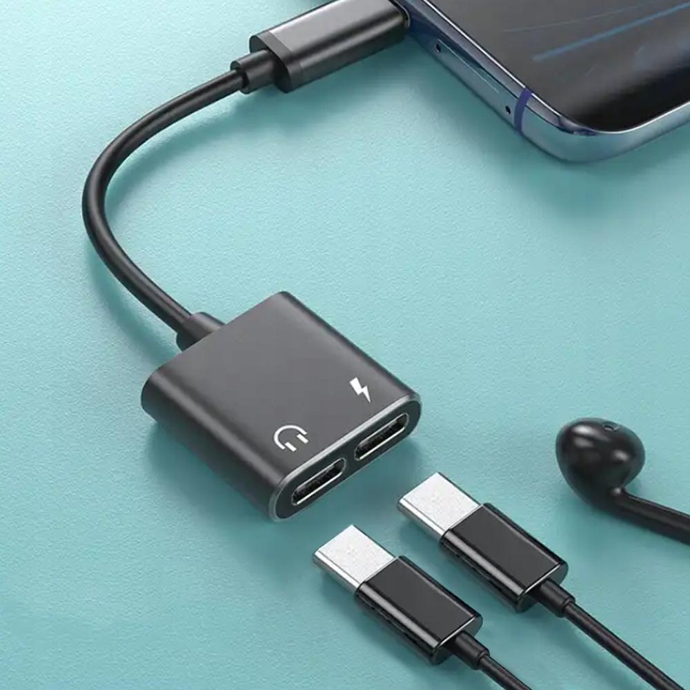 Co2 Adapter 2X Usb-C Adapter Usb Type C Cable For Samsung Apple Xiaomi With Dac