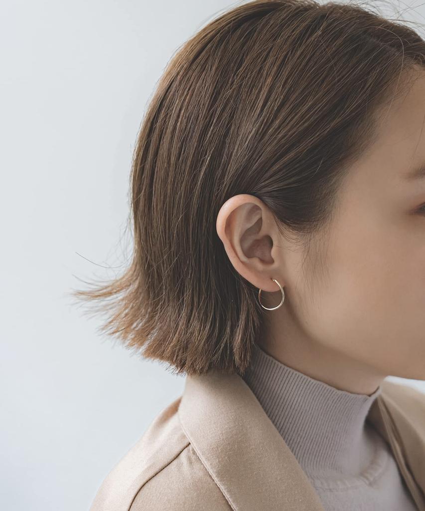 Boucles d'oreilles créoles en or jaune K18 L&Co 43-7943