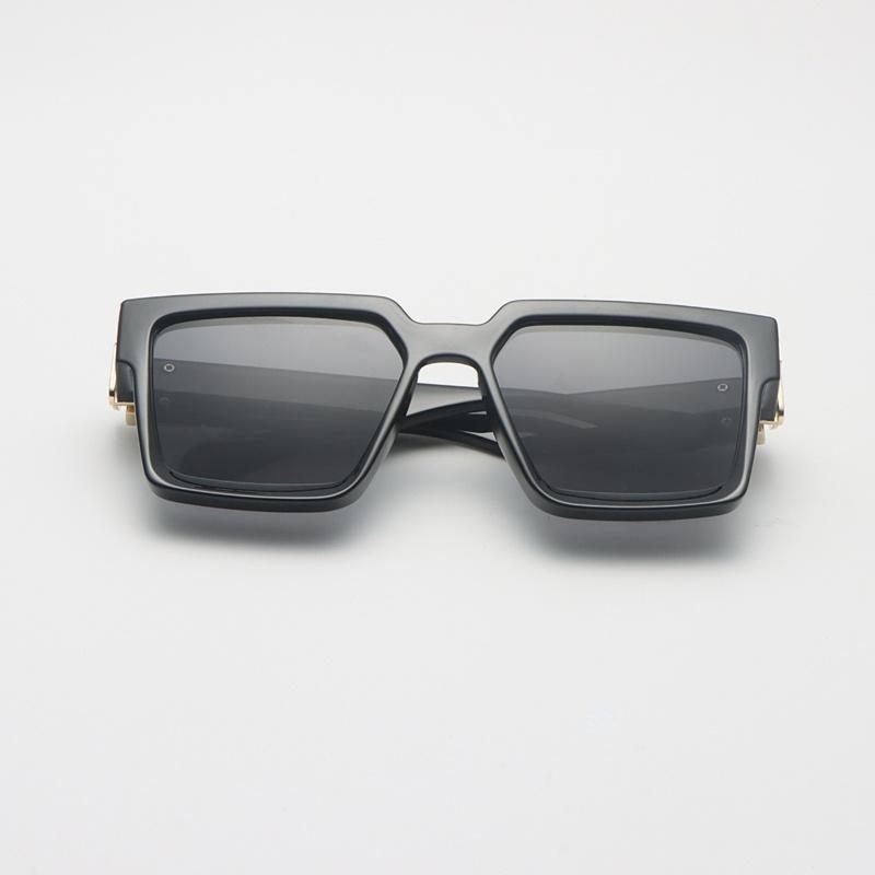 Square Vintage Sunglasses Man Brand Designer Fashion Mirror Sun Glasses Male Retro Black Outdoor Travel Mirror