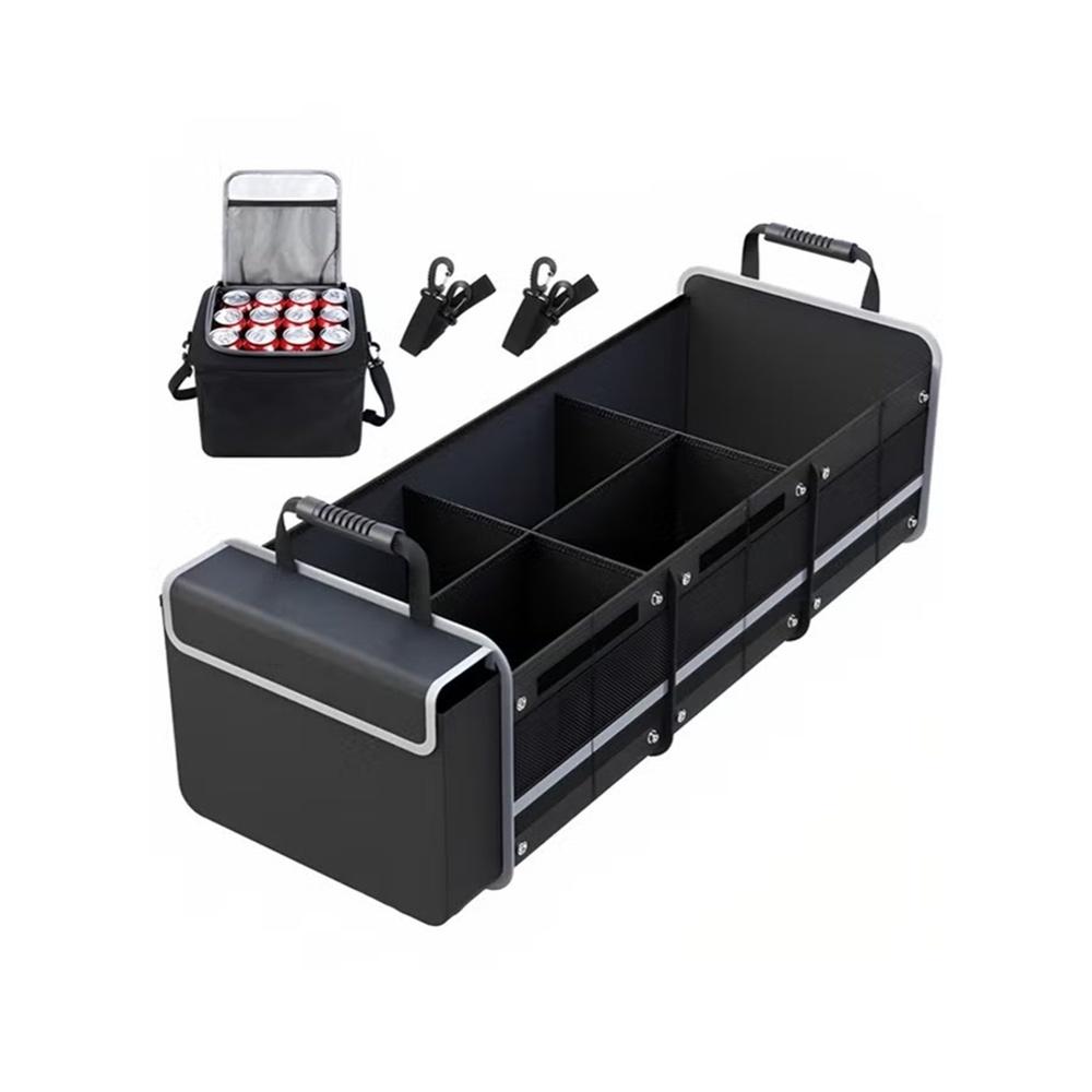 

Car Trunk Organizer Collapsible Multi-Compartment Car Organizers Large Foldable SUV Car Storage Backseat Waterproof / Dust-proof Trunk Organizer with