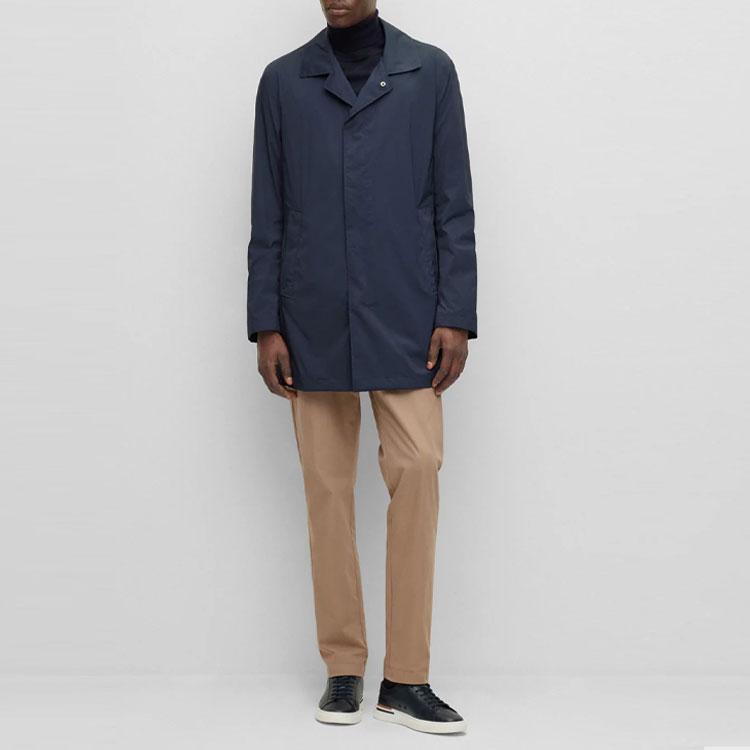 HUGO BOSS SS23 Coat Men's Marine Blue 50483282-404