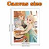 Disney Pearl Painting Anna and Elsa DIY Pearl Painting Gem Art Pearl Dot Painting Picture Crafts Adult Beginner Gifts Home Decor