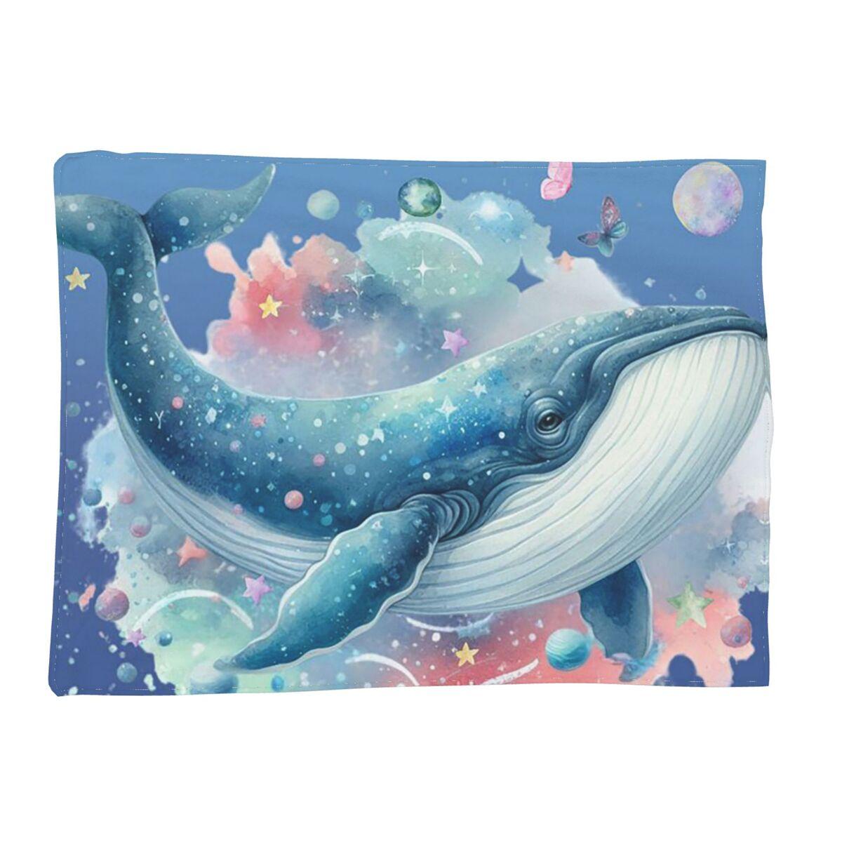 Ocean Meets Sky Blanket Soft Warm Flannel Throw Blanket Bedspread for Bed Living room Picnic Travel Home Couch 80x120cm