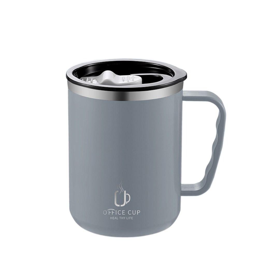 Cover Insulated Coffee Mug With Lid Double Wall Coffee Tumbler Stainless Steel Coffee Cup  Travel