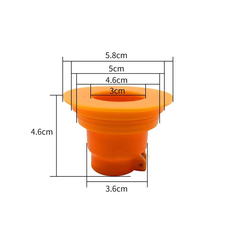 ABS Floor Drain Deodorant Core Kitchen Balcony Sink Basin Water Pipe Drain Deodorant Core 50 Tube
