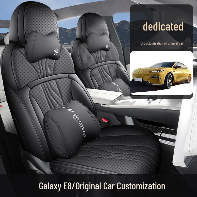 Galaxy E8 Full Leather Universal Car Seat Cushion - Four Seasons Model