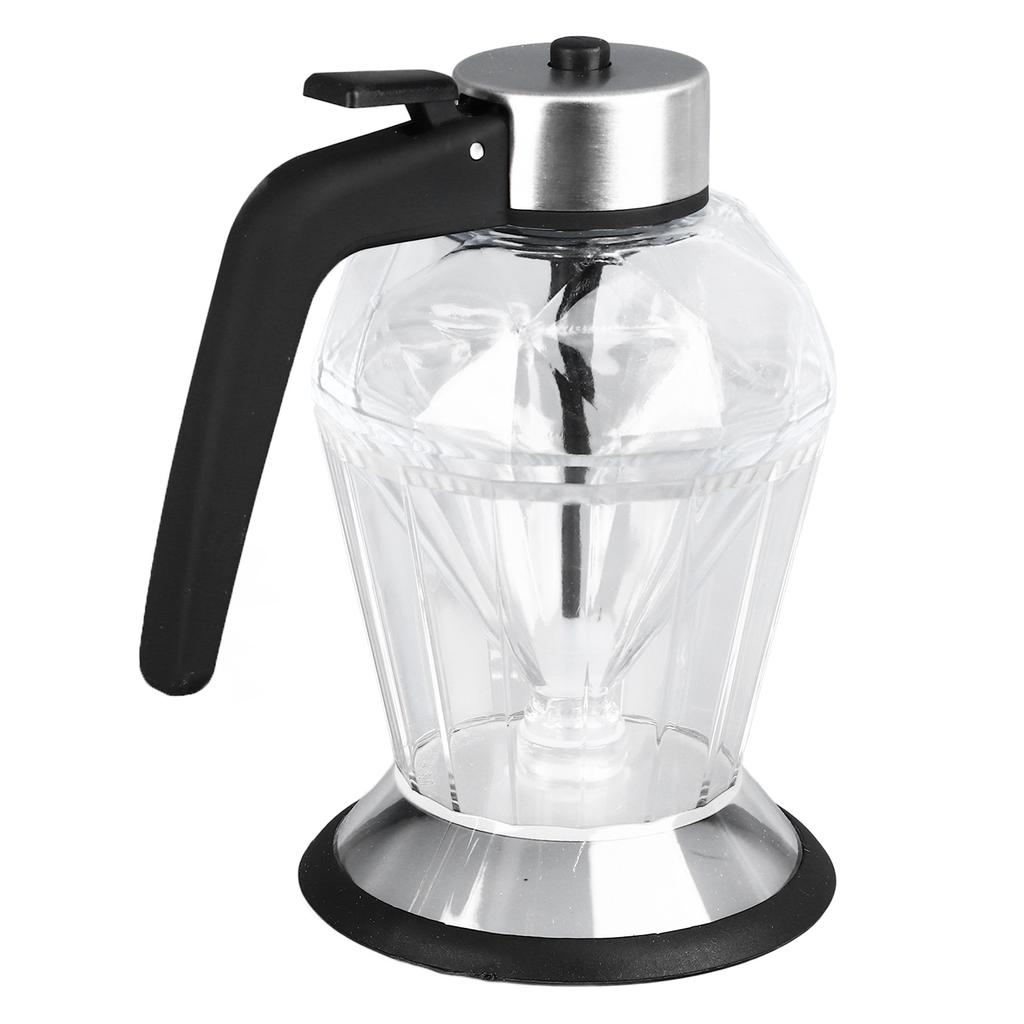 Honey Syrup Dispenser with Stand Multipurpose Honey Jar Clear Glass Honey Container with Dipper
