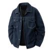 Mens Jean Jacket Casual Loose Fit Button Down Denim Trucker Jacket Coat with Multiple Colors