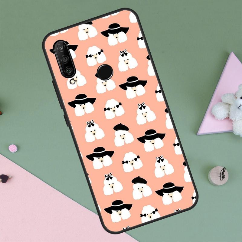 Poodle Dog For Huawei P40 P20 P30 Lite P60 Pro Nova 10 9 SE 5T 12i 12s 11i Y91 Y90 Y60 Y70 Y72 Y61 Case