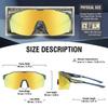 Óculos de Sol Esportivos Polarizados UV400 Adequados para e 0038 [DUCO] Masculinos, Proteção, Ciclismo, Baseball, Tênis, Dirigir, Corrida, Pesca, Golfe,