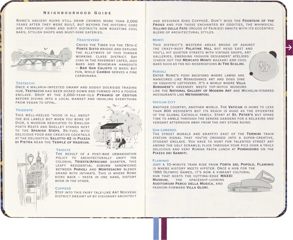 Moleskine LUXE X Moleskine Rome City Notebook, Hardcover, Pocket Size, Lined, CNLCRM