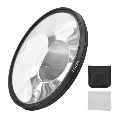 77mm Whirlpool Glass Prism Filtr kaleidoskopických čoček Profesionální filtr optických skleněných čoček