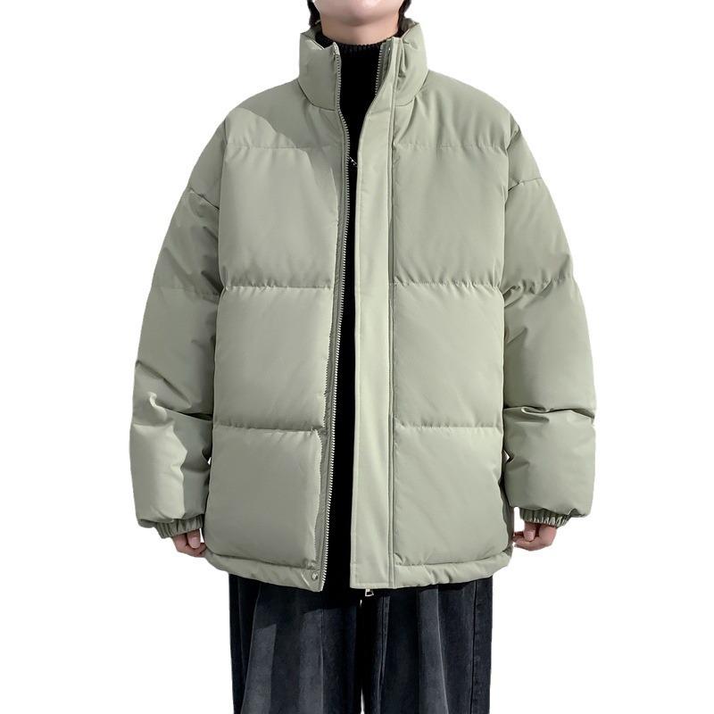 M-8XL Big Size Cotton Clothing Men and Women with The Same Paragraph Winter Stand-up Collar Cotton Jacket Loose Cotton Coat Men Thickened To Keep Warm