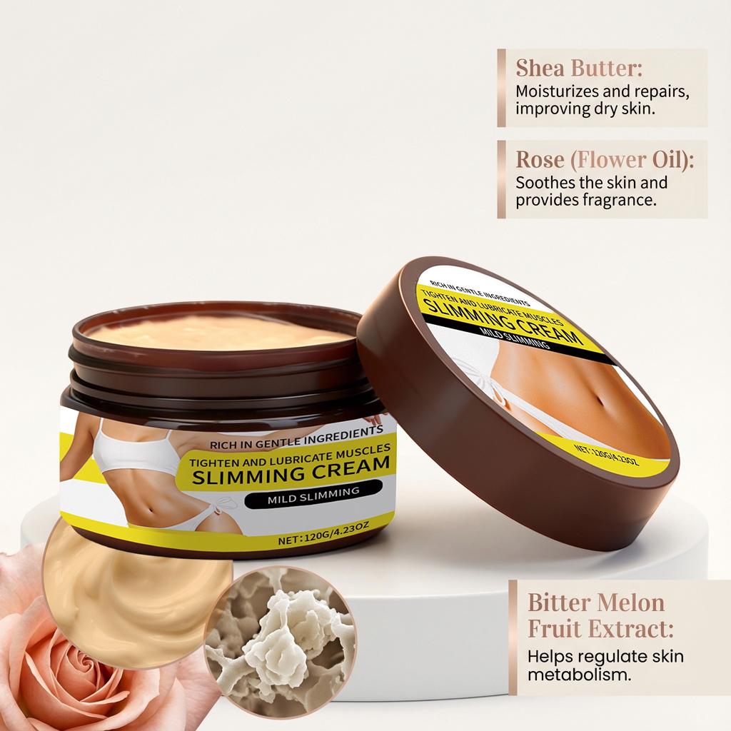 Sculpting Shaping Body Moisturizer Smooth Body Massage Cream Tighten Skin Lifting Anti Cellulite Fat Burning Slimming Cream 120g