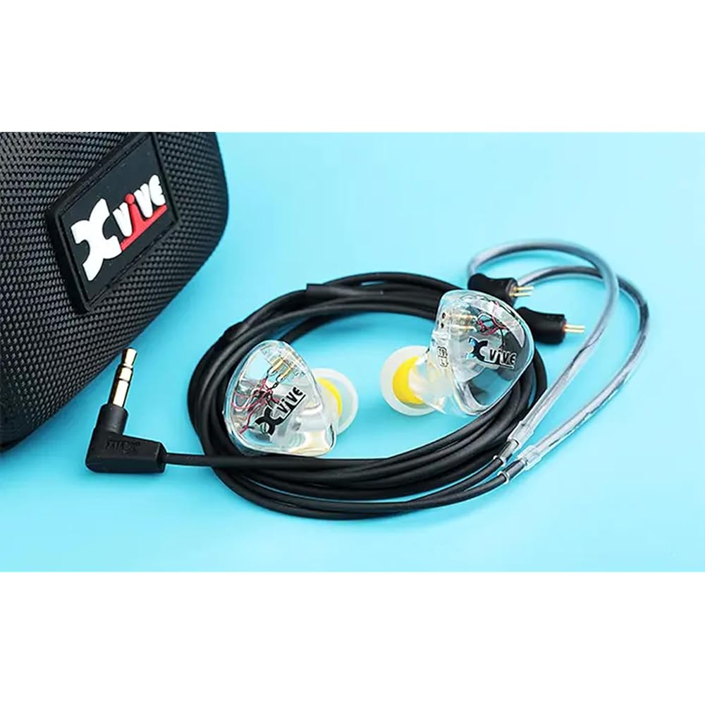 Xvive T9 In-Ear Monitors In-Ear Monitors with Dual Balanced Armature Drivers XV-T9
