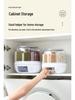Rotating Rice & Cereal Storage Jar - Insect-Proof, Moisture-Proof, Sealed Compartment