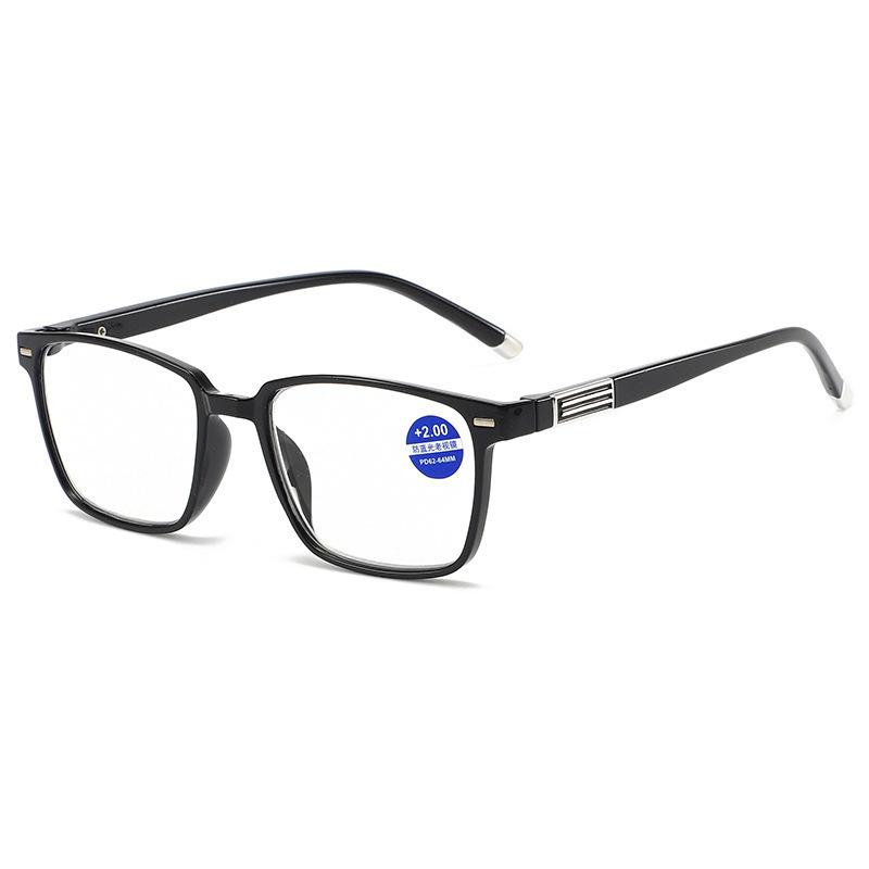 

Square Resin Anti-Blue Reading Glasses For Men And Women Of The Same Style, Middle-Aged And Elderly Reading Glasses, Large Frame Of Wind And Clouds anti-blue light +100 degrees