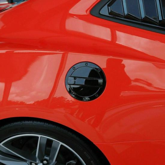 Black Car Exterior Fuel Tank Cover Gas Lid Cap Decor Trim For Chevy Camaro 17-24