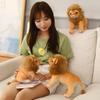 23/28cm Simulation Male Lion Plush Toys Lifelike Panthera Leo Stuffed Dolls Cute King of Grassland Room Decor Kids Birthday Gift