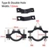 1Pcs Handlebar Frame Pipe Motorcycle Spotlight Holder  For 18.5-33.5mm Front Fork