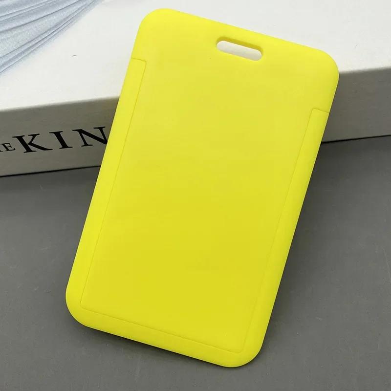 Fashion Plastic Card Cover Sleeve Unisex Business Credit ID Card Holder Student Bus Card Protect Holder Wallet Case Bag Pouch
