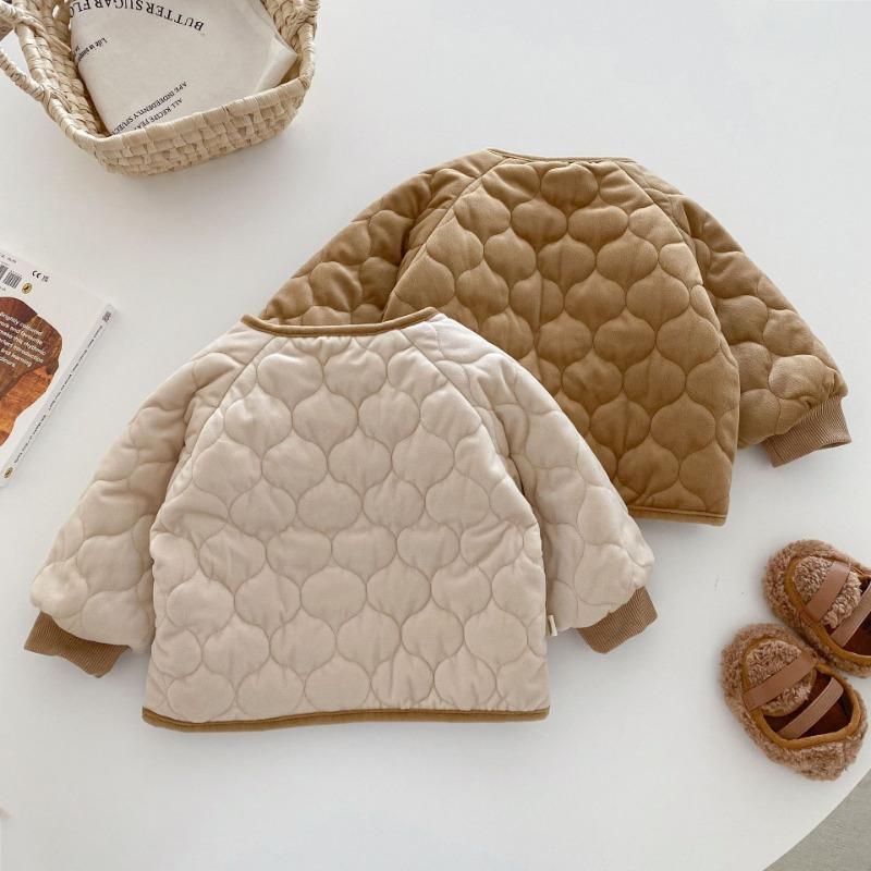 Children Wear Cotton-padded Clothes On Both Sides Winter Children's Clothing Quilted Coat