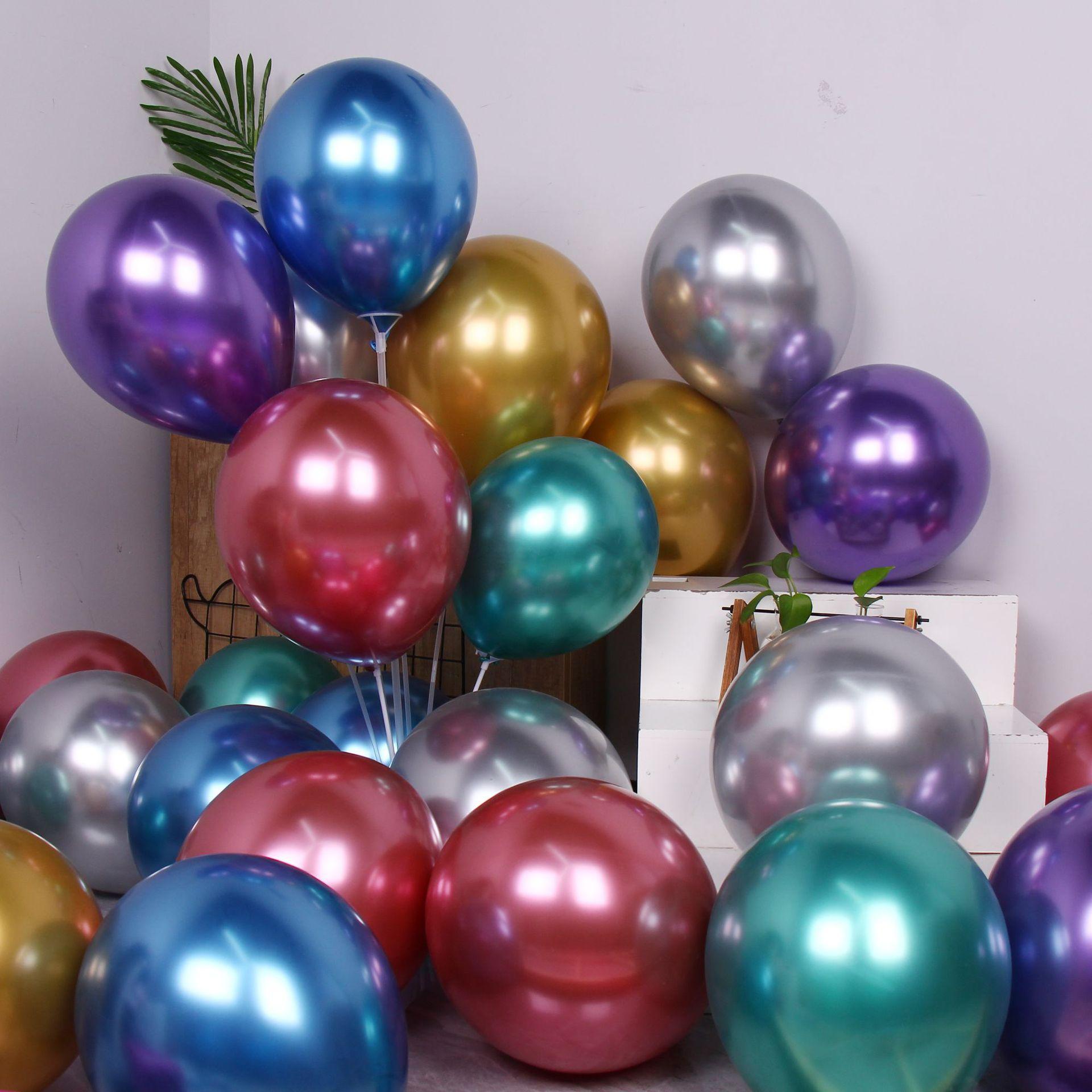 

5/10/12/18inch Multicolored Metallic Gold Balloon Arch Wedding Decoration Supplies Happy Birthday Party Valentine s Day Globos 5inch 25pcs
