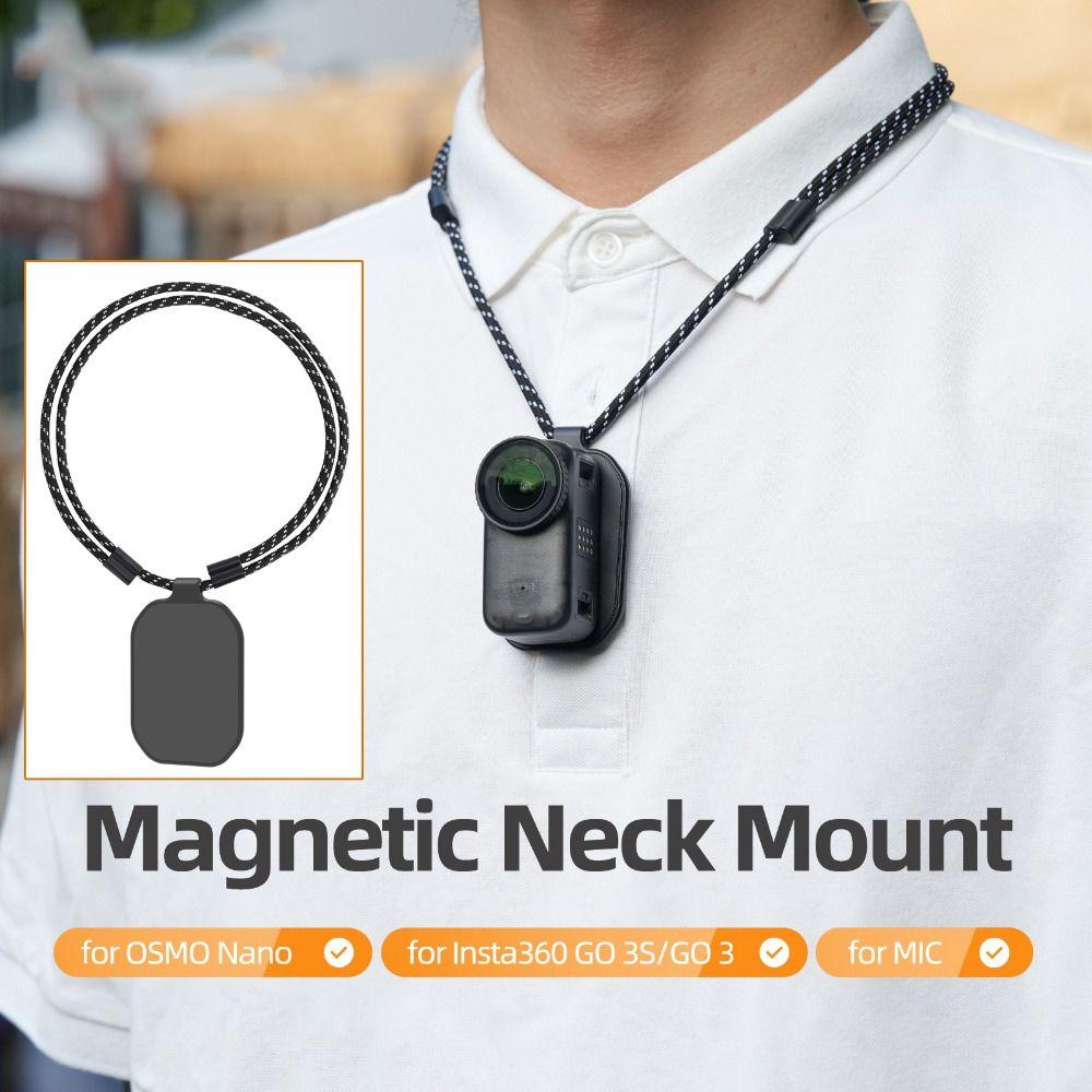 Adjustable Magnetic Camera Neck Holder for DJI Osmo Nano/Insta360 GO3S/GO 3