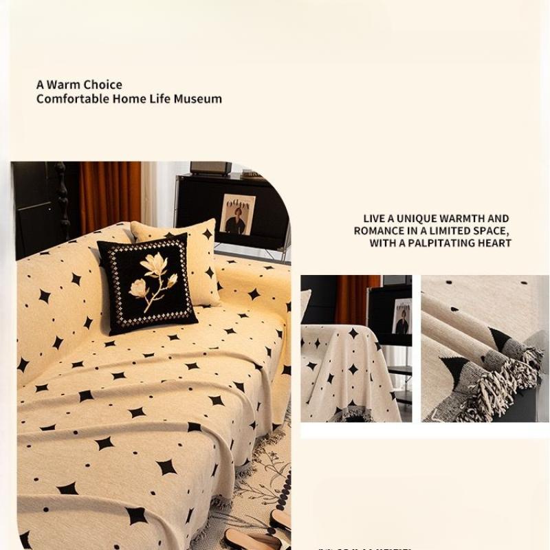 Four Seasons Universal Sofa Cover Cloth Towel 2025 New One Whole Full Cover High-Level Non-Slip Sofa Cushion Blanket Cover Cover