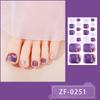 New Toe Nail Stickers 3D Manicure Stickers Toenail Bronzing Imitation Diamond Girl Cute Nail Polish Film Manicure Stickers