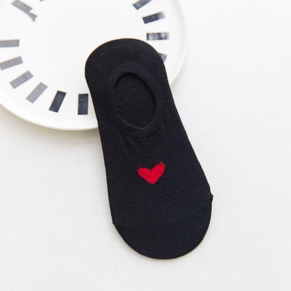 5Pairs Low Cut Boat Socks Sweet Invisible Socks Cute Short Tube Socks  Outdoor