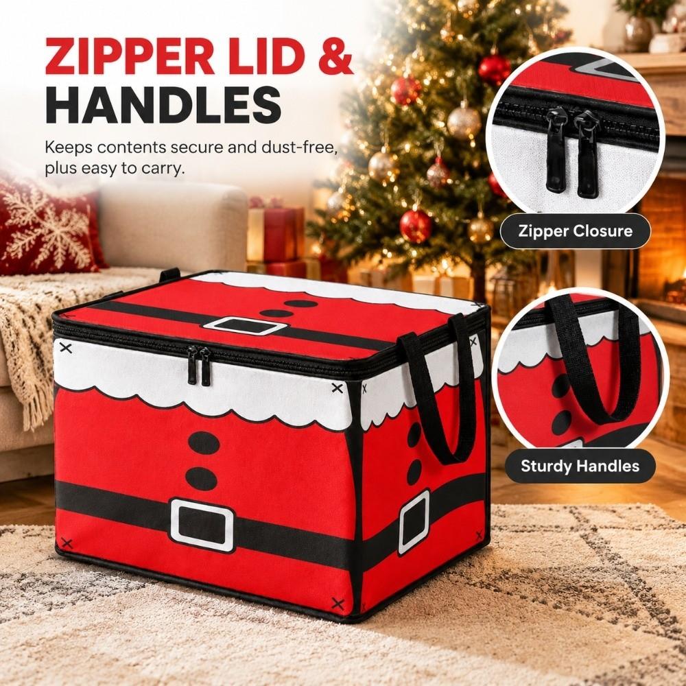 Large Capacity Christmas Storage Bins Laundry Clothes Organizer for Bedroom Office Home