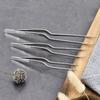 Stainless Steel Food Clip Precision BBQ Tweezer Kitchen Chef Tongs Tweezers  Seafood Preparation