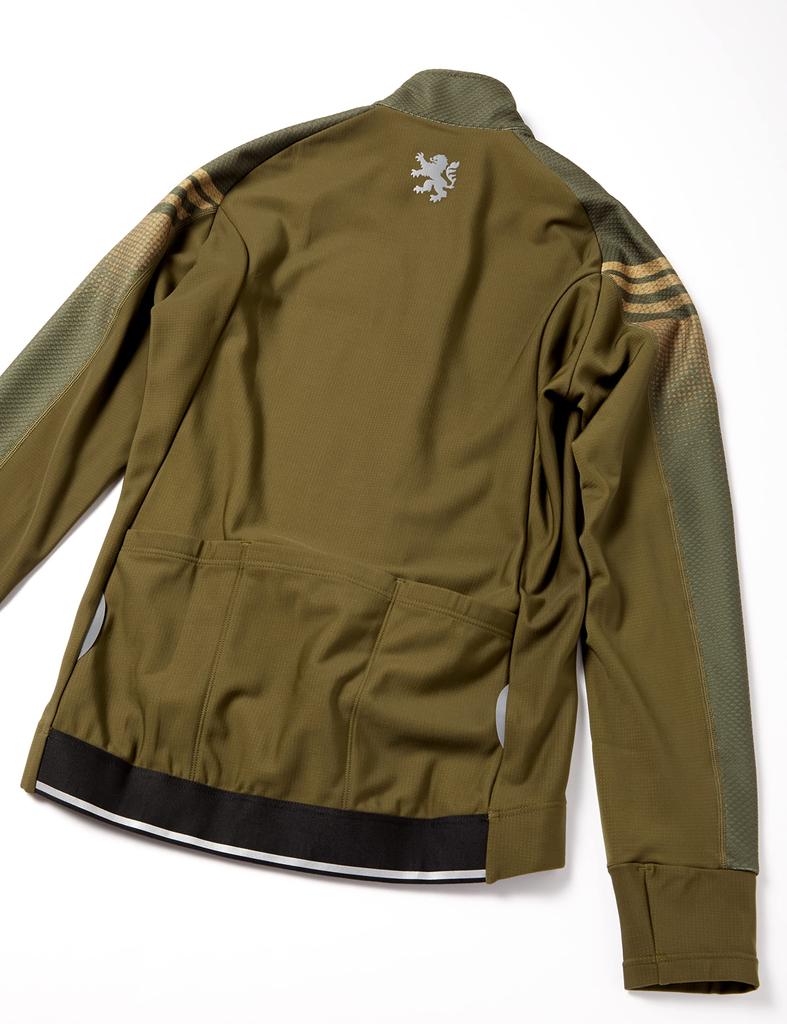 Lion De Capelmuur Competition Jacket Size for Cycling Women's EVO2, Olive, 36, Fall/Winter (5°C-15°C)