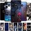Case For Tecno Spark Go 2024 Animals Painted TPU Silicone Soft Phone Cover for Spark Go2024 BG6 Protector Wolf Shockproof Para