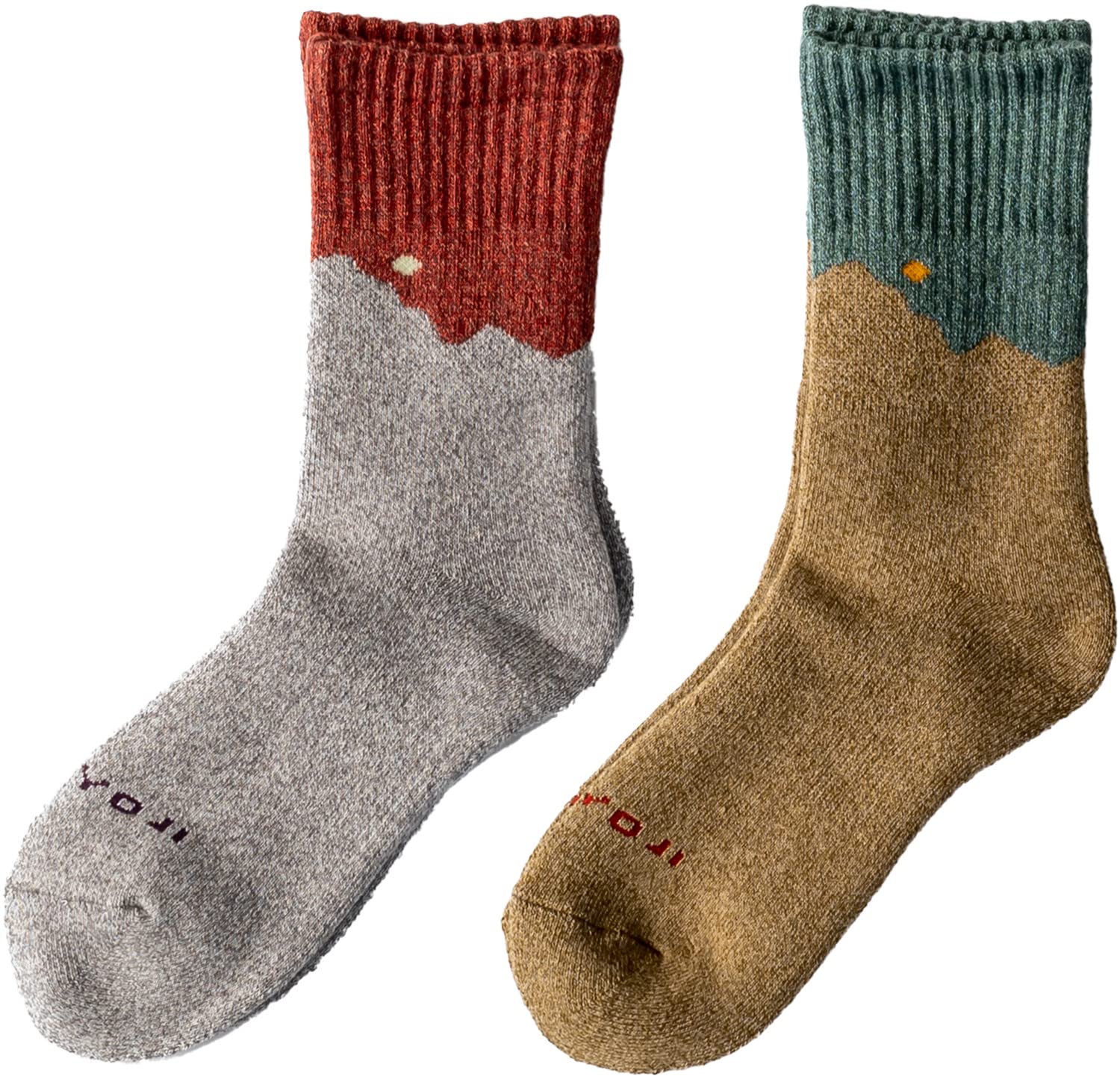 

Носки Chiyoji Takamiyama для треккинга, размеры серый светлый, сделано в Японии, женские носки, набор из 2 пар, 22-24 см, и коричневый,