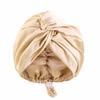 Women Men Double Layer Cross Twisted Turban Adjustable Elastic Silk Satin Chemo Hair Care Bonnets Sleep Cap