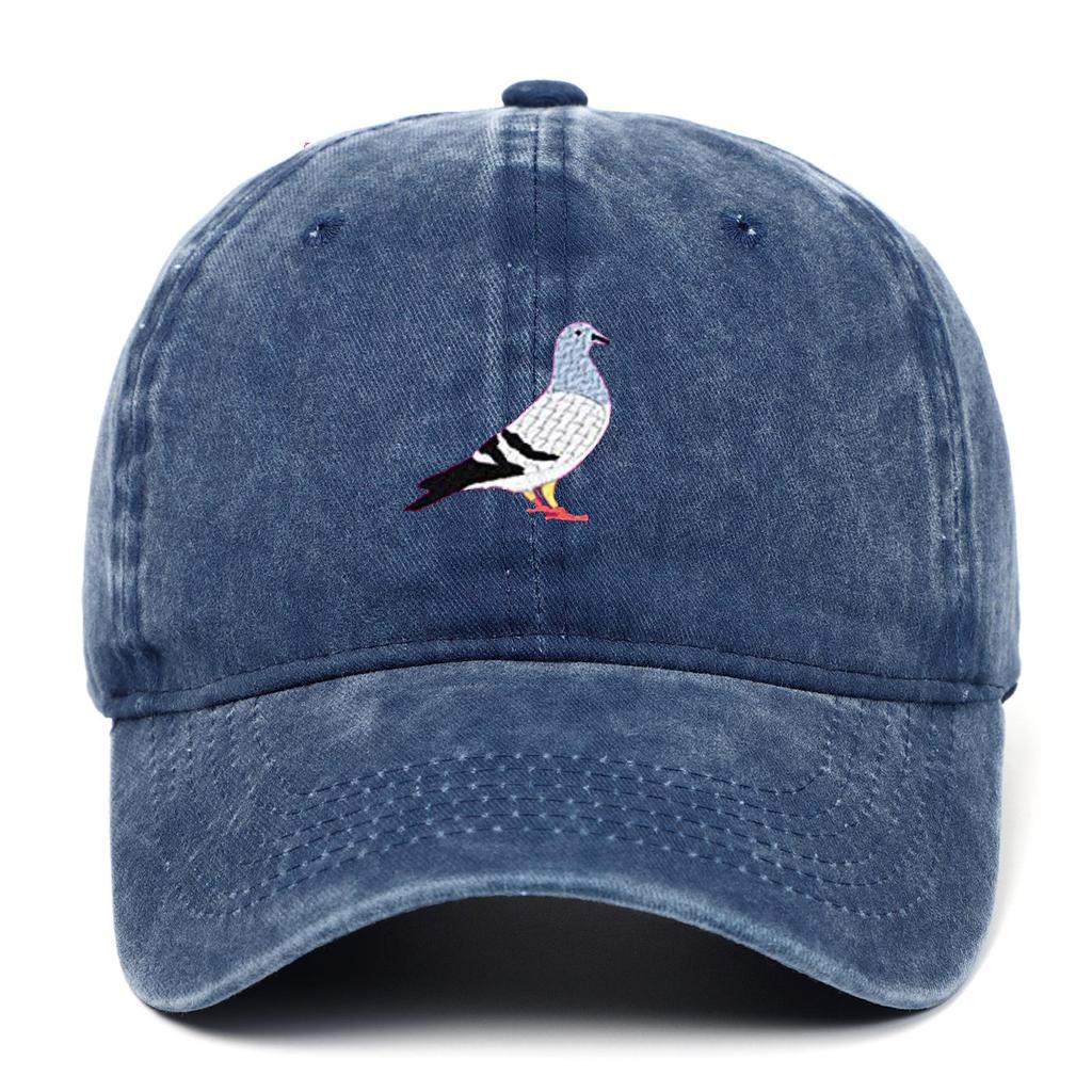 Taubenstickerei Gewaschene Baumwolle Distressed Baseballkappe - Dad Hat Hip Hop Stil