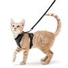 Zacht Verstelbaar Katten Tuigje en Lijn voor Wandelen Ontsnappingsbestendig Vest Tuigje met EasyControl Huisdier Halsband voor Kittens