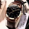 Mens Sports Quartz Watch With Waterproof 100m And Genuine Leather Strap For Active Lifestyle