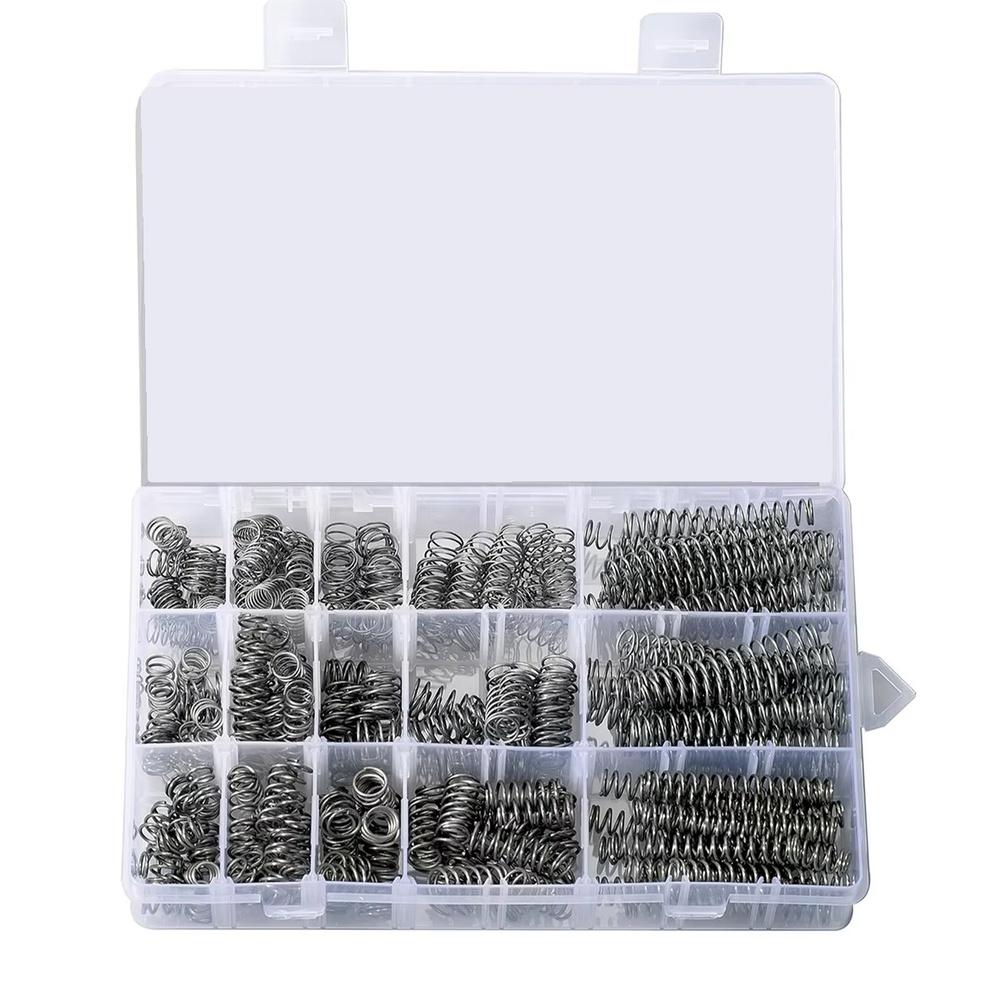 

300pcs/set Stainless Steel Compression Springs Shock Absorbing For Industrial Use Automotive Parts Accessories China Mainland