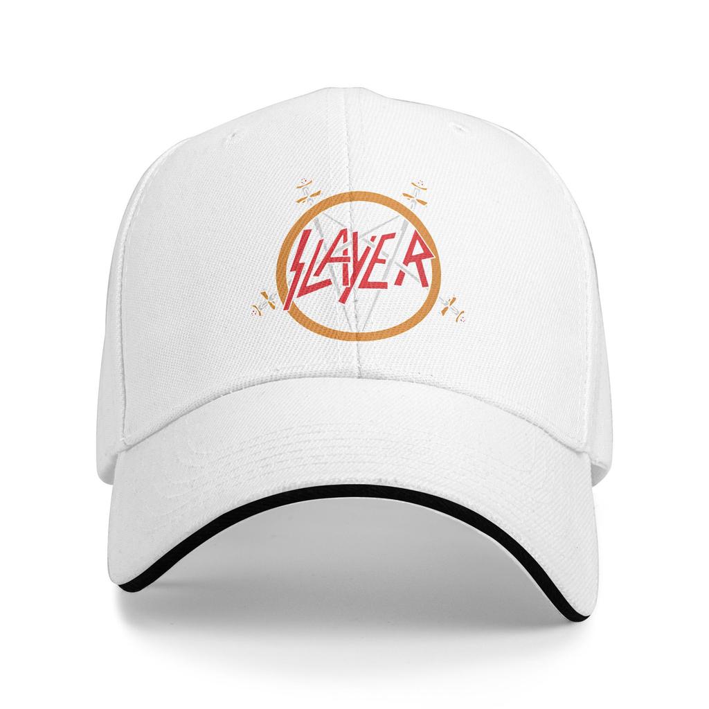 Heavy Slayer Band Baseball Caps Retro Metal Sandwich Cap Unisex Style Polyester Caps Hat Sport