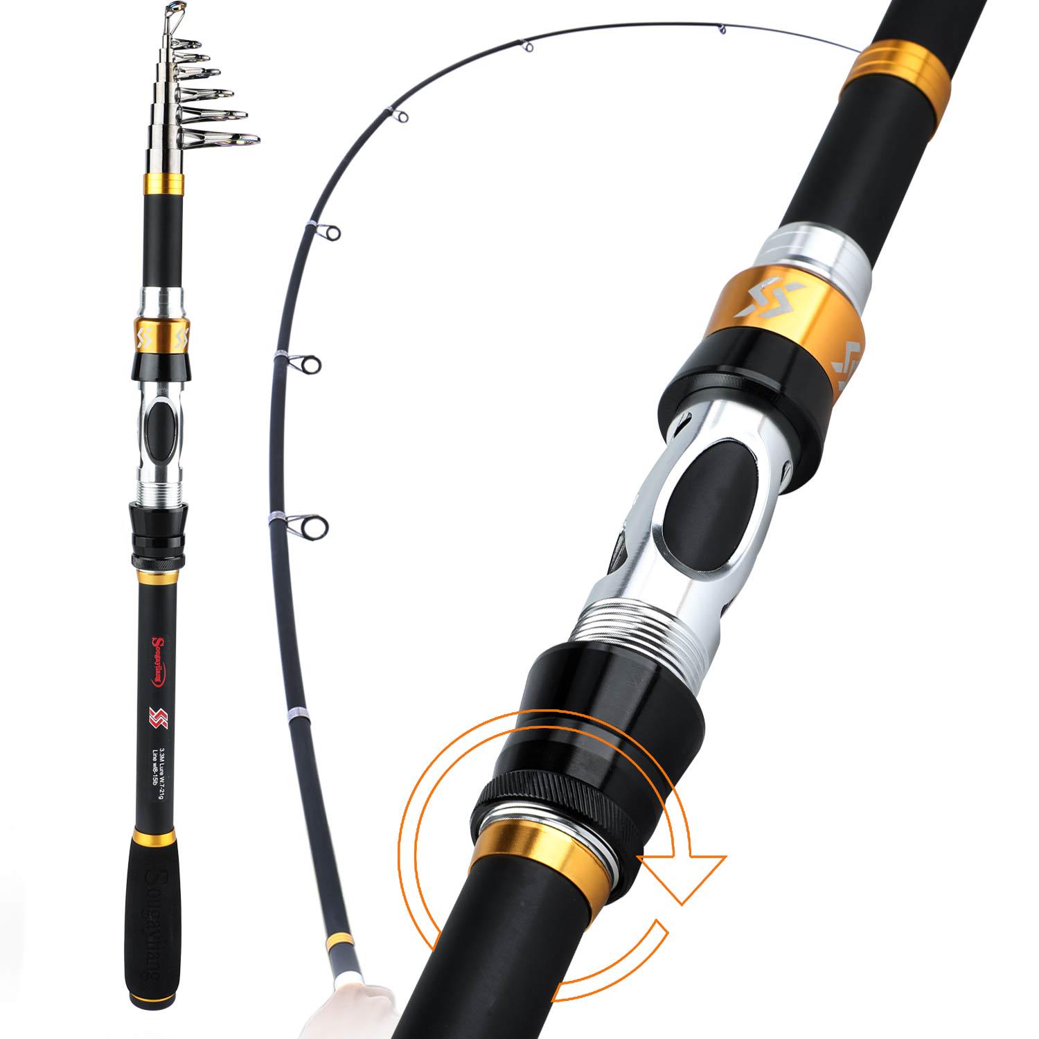 

Спиннинговая удочка 1,8-3,3 м из углеродного волокна, морская рыбалка, спортивная морская рыбалка, дорожная удочка 1.8M