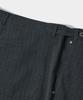 Dimiteulibeullaeg Adjust Double-Pleat Wide Slacks_Stripe Charcoal