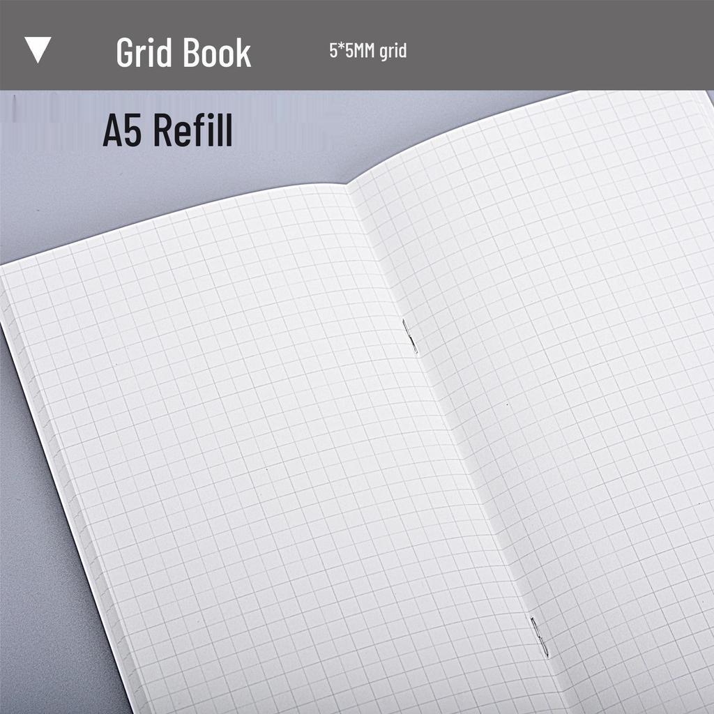 A5 Travel Planner Refill: Dot Grid Passport-Size Monthly Notebook Pages