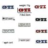 Emblemă Metalică 3D GTI pentru Volkswagen POLO Golf 6/7 Logo Spate