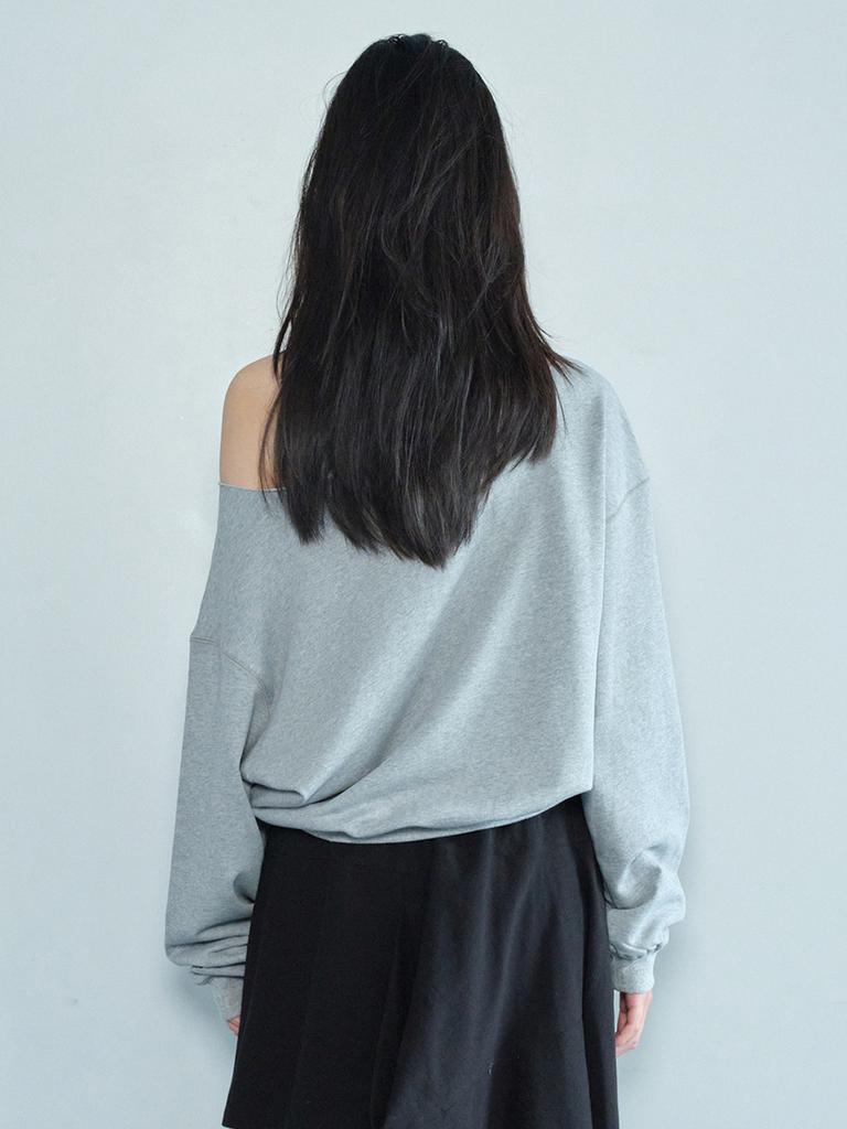 CERRIC Raw Cut Sweatshirt/Gray